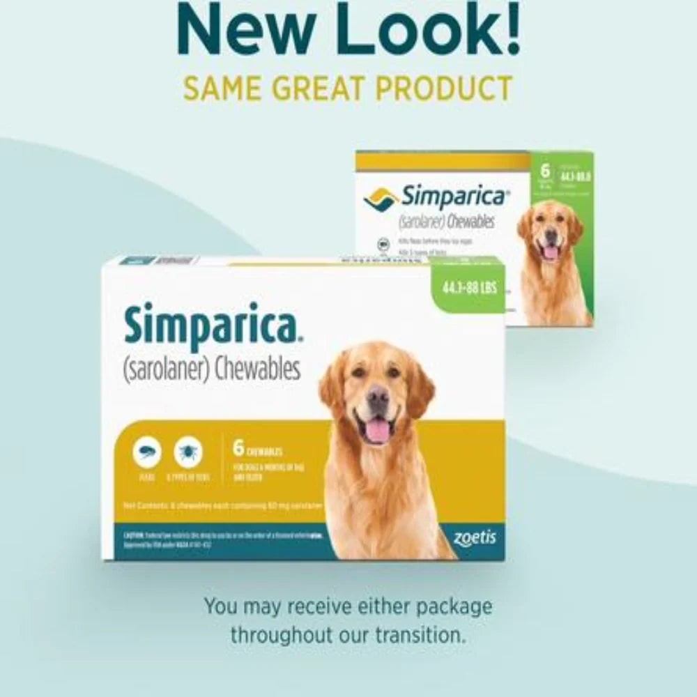 Simparica Sarolaner – 1 Chewable Tablet
