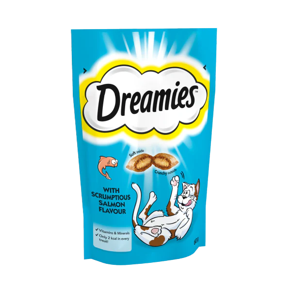 DREAMIES Cat Treat Salmon Flavor 60G