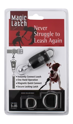Magic Latch Magnetic Leash Connector with Collar Rings For Dogs (2-38KG)