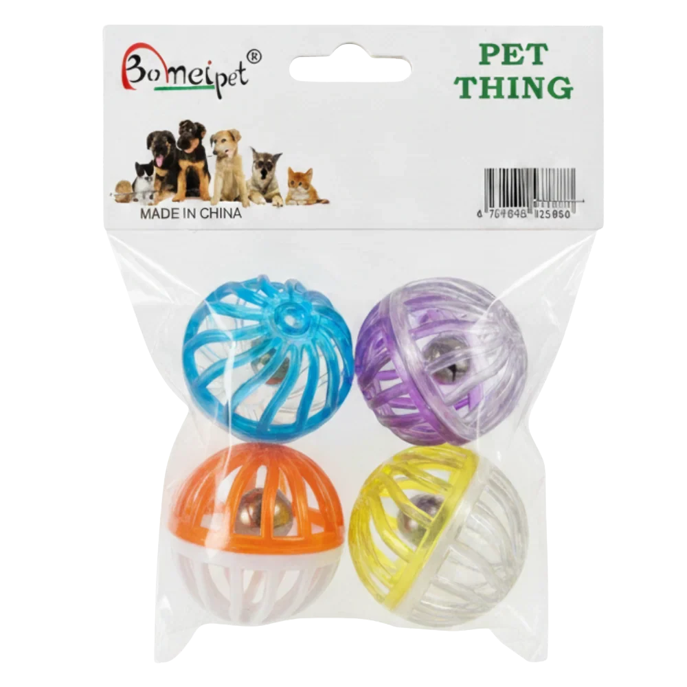 Cool Plastic Cat 4 Ball with Ring