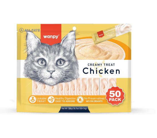 Wanpy Cat Creamy Treat ChickenFlavor