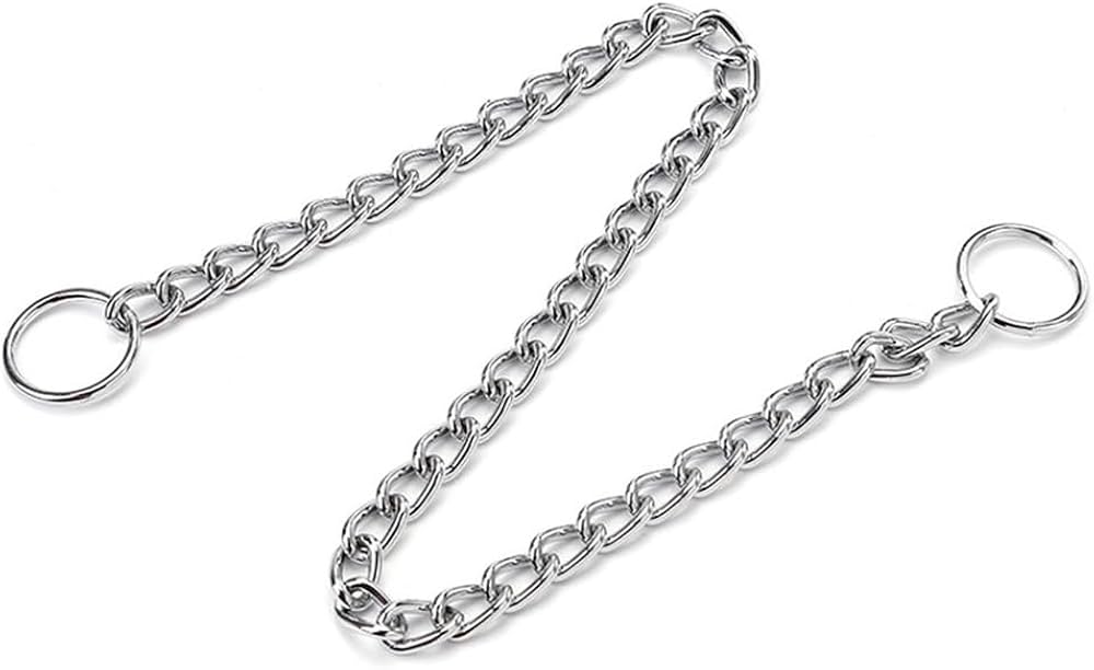 Heavy Duty Metal Dog Collar for Medium Large Dogs