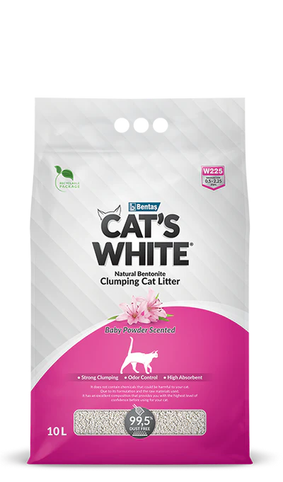 Cat’s White® Baby Powder Scented Clumping Cat Litter