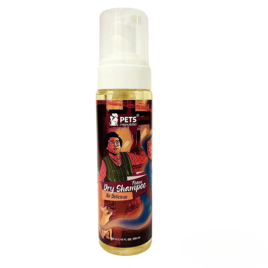 Pets Republic Foam Dry Shampoo 250Ml - Be Delicious