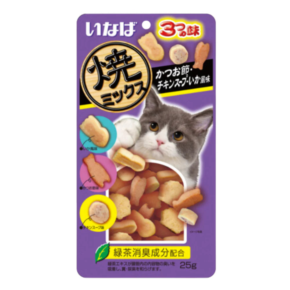 CIAO Soft Bits Mix Chicken & Tuna Flavor 25G
