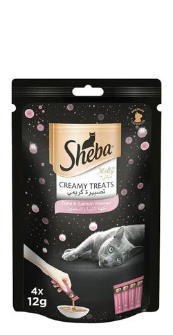 Sheba Melty Mixed Creamy Treats Tuna & Salmon Flavor 4x12G