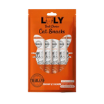 Loly Cat Liquid Snacks with Salmon & Shrimp 5x15G