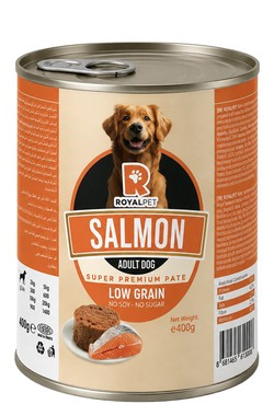 Royal Pet Dog Wet Food Pate with salmon 400G