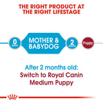 Royal Canin Medium Starter Mother and Babydog (4kg) - Mother during gestation and lactation - weaning puppies up to 2 months - Talapets