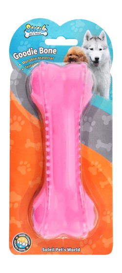 Soleil Goodie Bone Shaped Dog Chew Toy