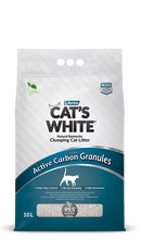 Cat’s White Clumping Active Carbon Granules 10L