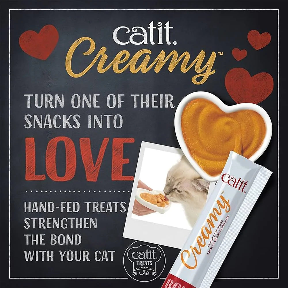 Catit Creamy Lickable Treats ,1 Tube X 15g