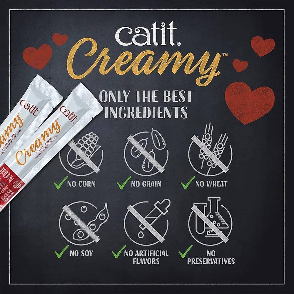 Catit Creamy Lickable Treats ,1 Tube X 15g