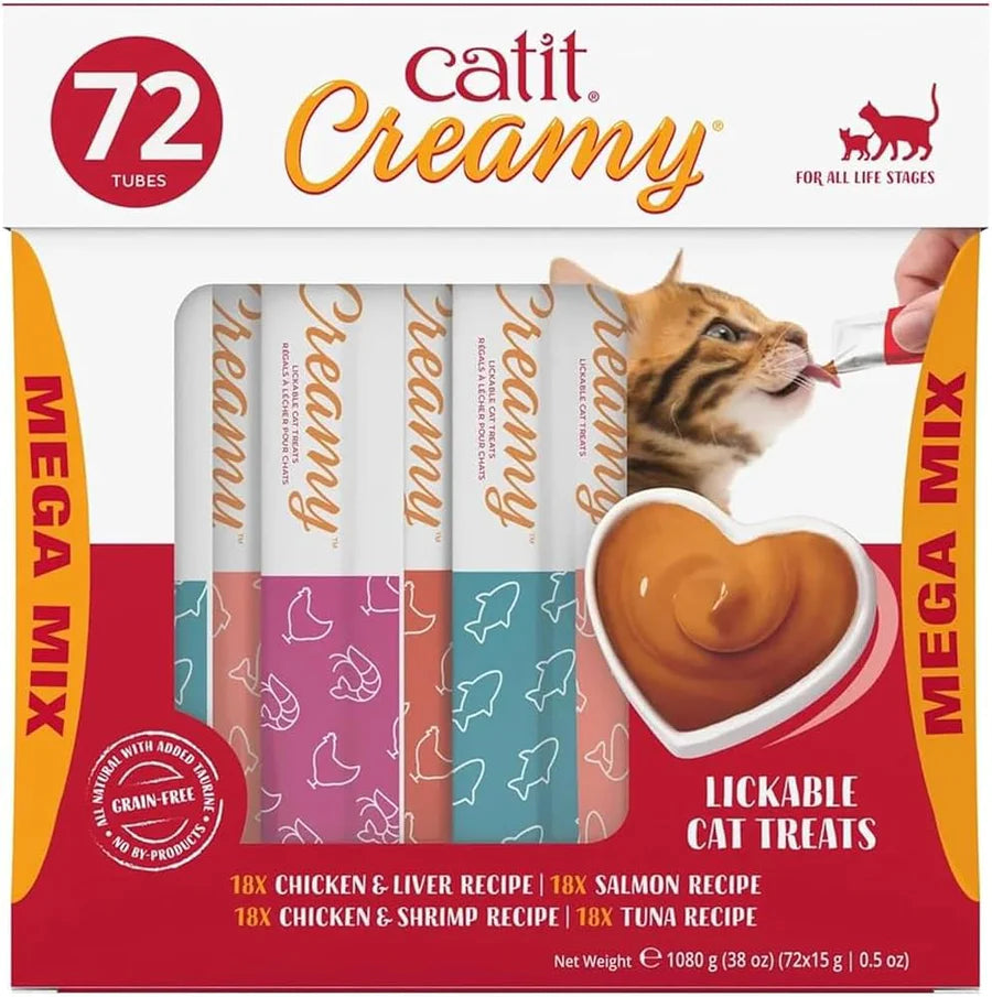 Catit Creamy Lickable Treats ,1 Tube X 15g