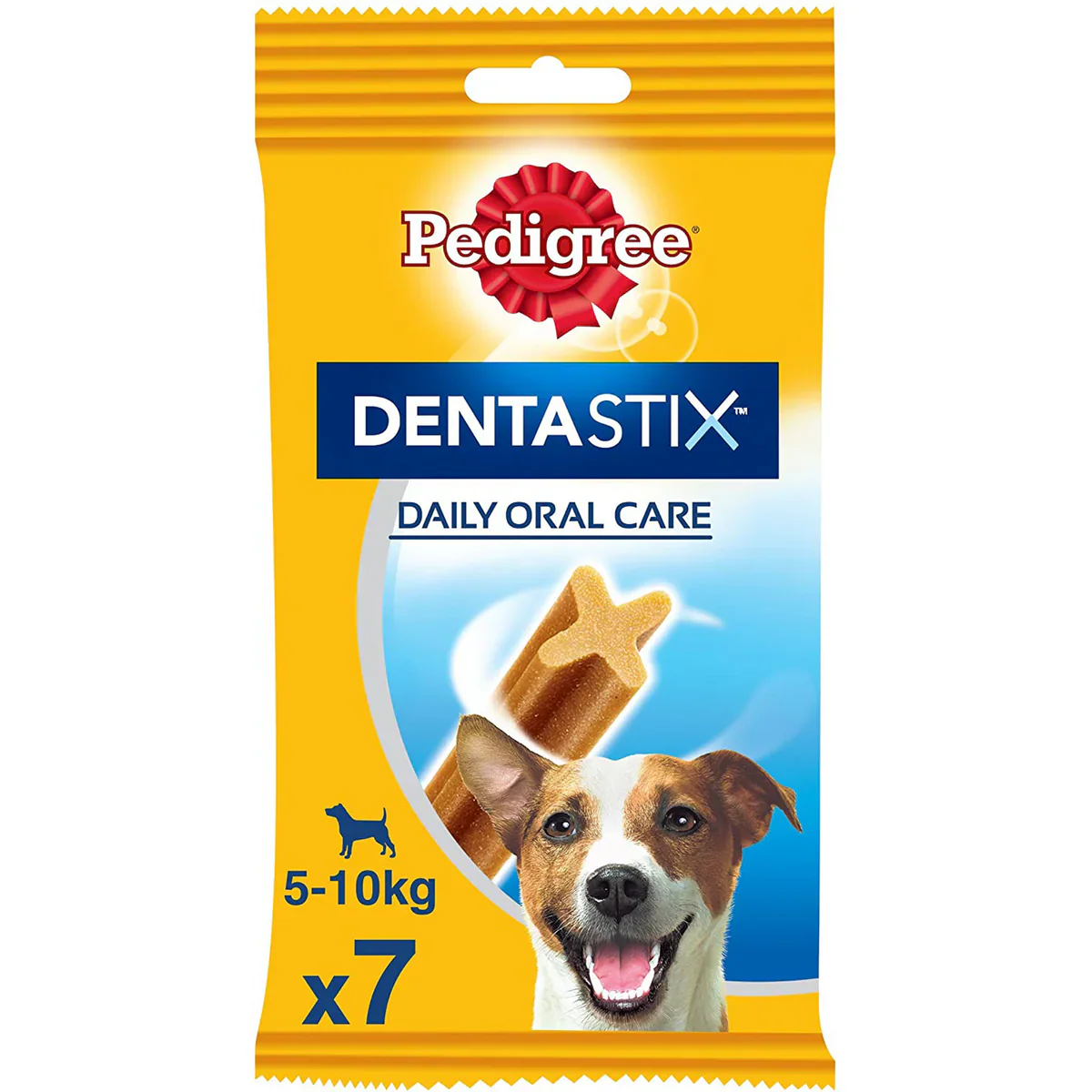 Pedigree Dentastix - Daily Oral Care - 7 Sticks - Small 5-10kg ( 110G )