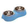 IMac Diva 22 Double Bowl for Pet 0.4+0.4L (32.5*16.5*6.3 Cm)
