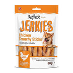 Reflex Plus Jerkies Chicken Dog Treats 80G