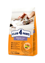 CLUB 4 PAWS PREMIUM for adult cats Indoor with Chicken