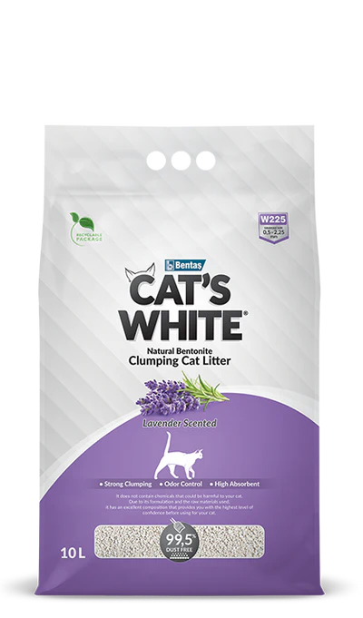 Cat’s White® Lavender Scented Clumping Cat Litter