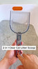 2 in 1 Green Cat Litter Scoop with Ergonomic Handle