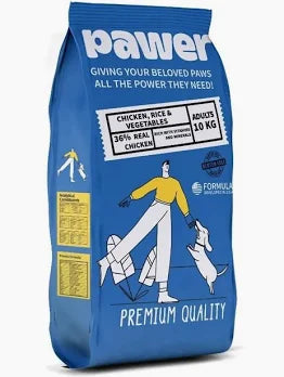 Pawer Dry Food with Chicken, Rice & Vegetables for Adult Dogs