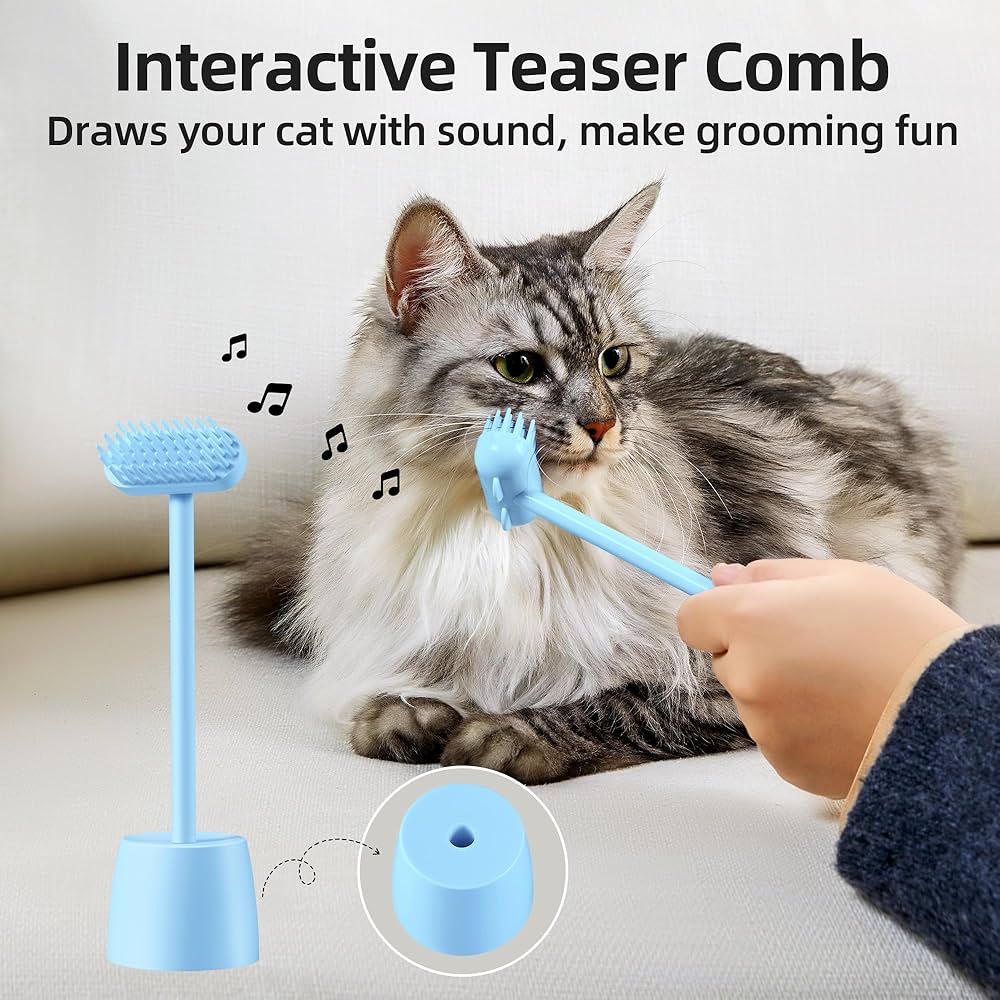 Pet Steam Brush Spritz Defur Comb for Indoor Kitten Shedding with Massage Comb