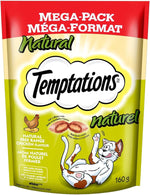 Temptations Mega Pack Cat treats with Natural Free Chicken Flavor 160G